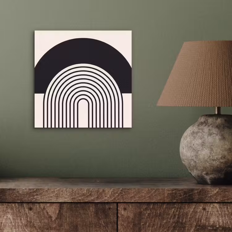 aluminium wall art - Abstract - Arch - Modern - Abstract - Boog - Modern aluminium wit klein