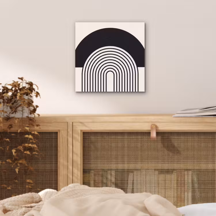 aluminium wall art - Abstract - Arch - Modern - Abstract - Boog - Modern aluminium wit klein