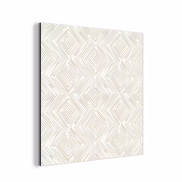 Abstract - Ruiten - Beige aluminium wit klein 46 -3d