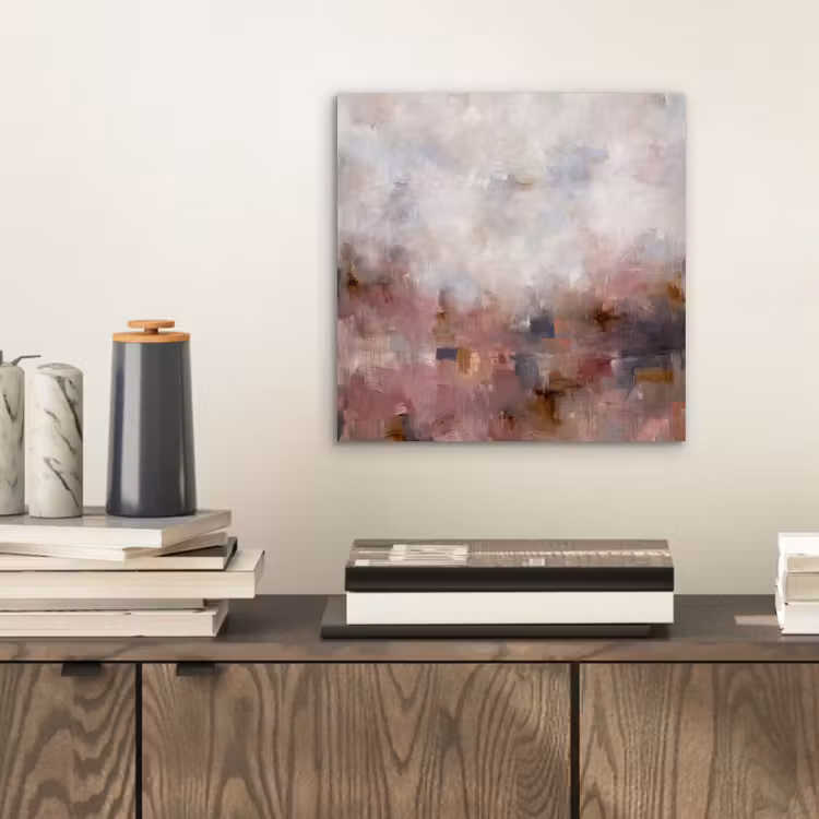 Abstract - Vloeiend - Kunst - Modern - Beige aluminium wit klein -sfeer1