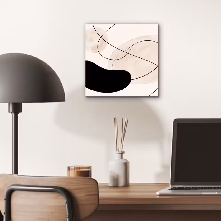 aluminium wall art - Abstract - Forms - Art - Abstract - Vormen - Kunst aluminium wit klein