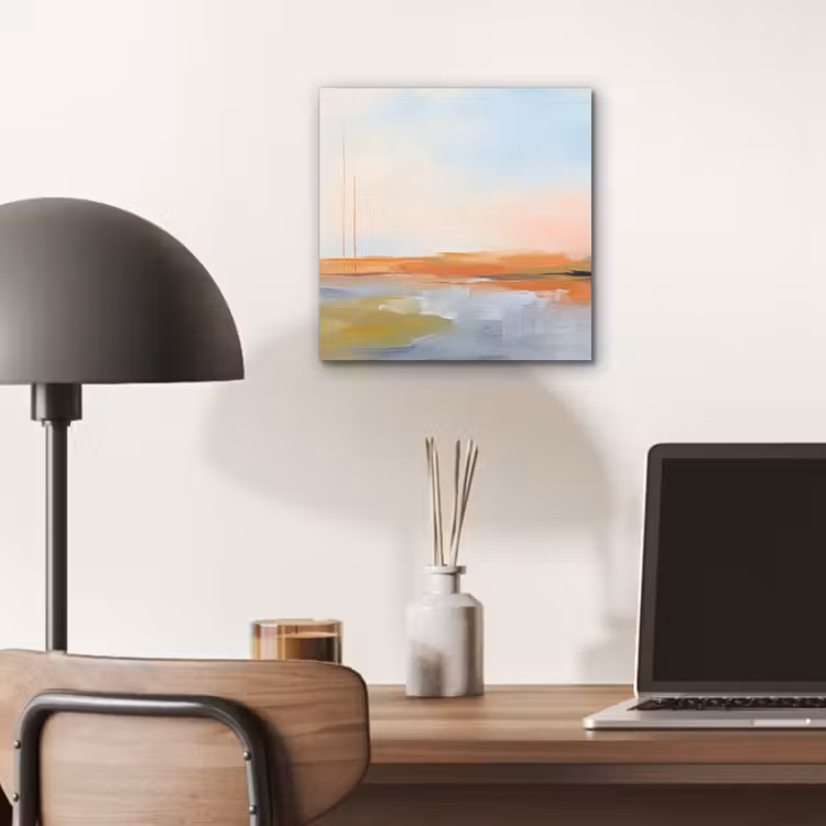 Abstract - Landschap - Horizon - Modern - Kleurrijk aluminium wit klein -sfeer5
