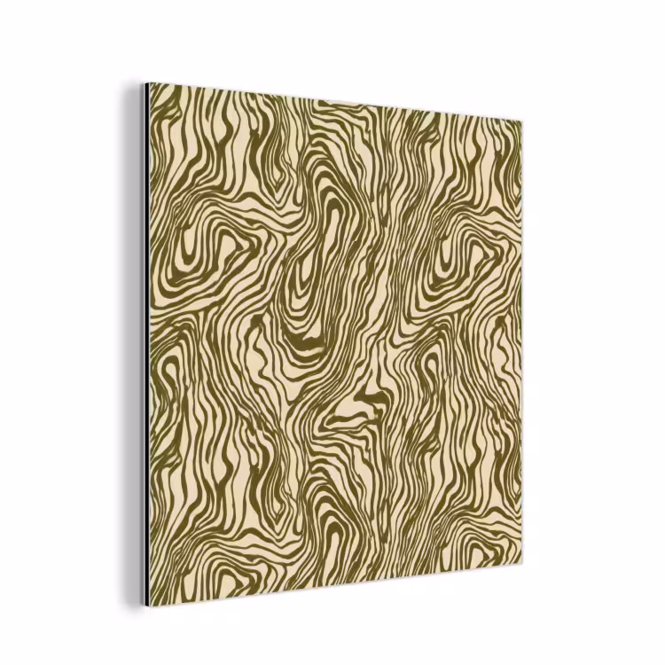 Abstract - Marmer - Groen aluminium wit klein 46 -3d