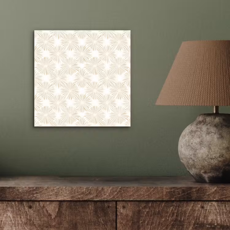 Abstract - Motief - Beige aluminium wit klein 46 -sfeer2