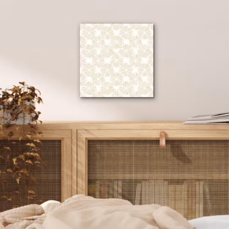 Abstract - Motief - Beige aluminium wit klein 46 -sfeer3