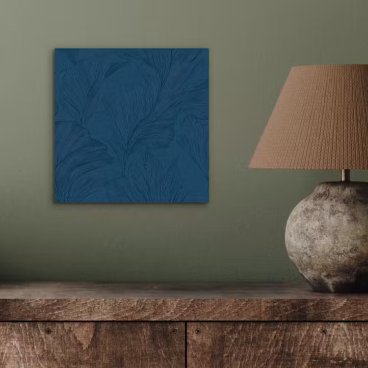 Abstract - Patroon - Donkerblauw - Elegant aluminium wit klein 46 -sfeer2