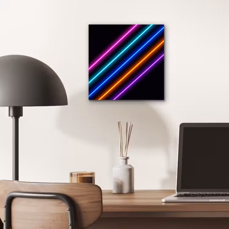 Esthetiek - Retro - Neon aluminium wit klein -sfeer5