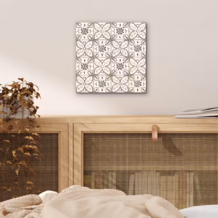 Antiek - Tegel - Beige aluminium wit klein 46 -sfeer3
