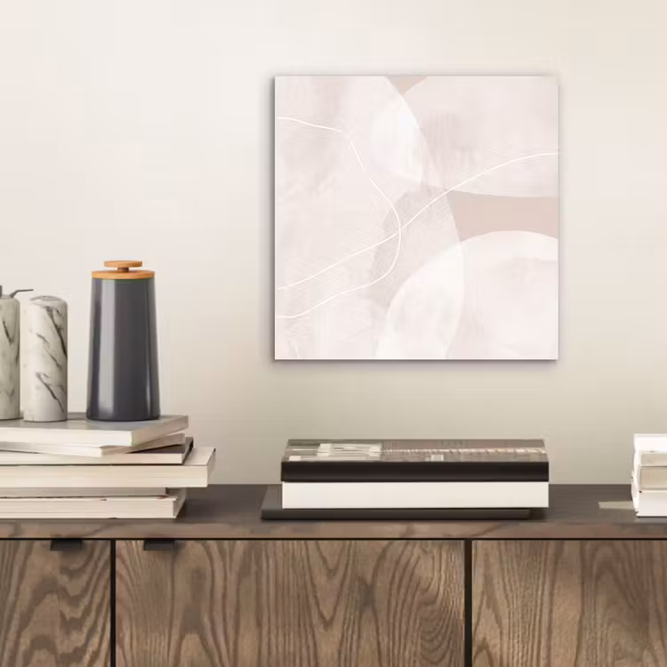 aluminium wall art - Art - Lines - Modern - Kunst - Lijnen - Modern aluminium wit klein