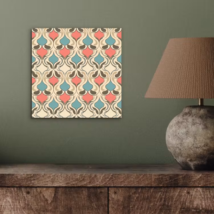 Barok - Retro - Kleurrijk aluminium wit klein 46 -sfeer2