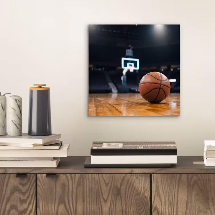 Basketbal - Arena - Sport aluminium wit klein -sfeer1