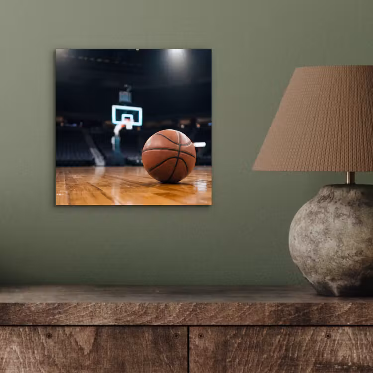 Basketbal - Arena - Sport aluminium wit klein -sfeer2