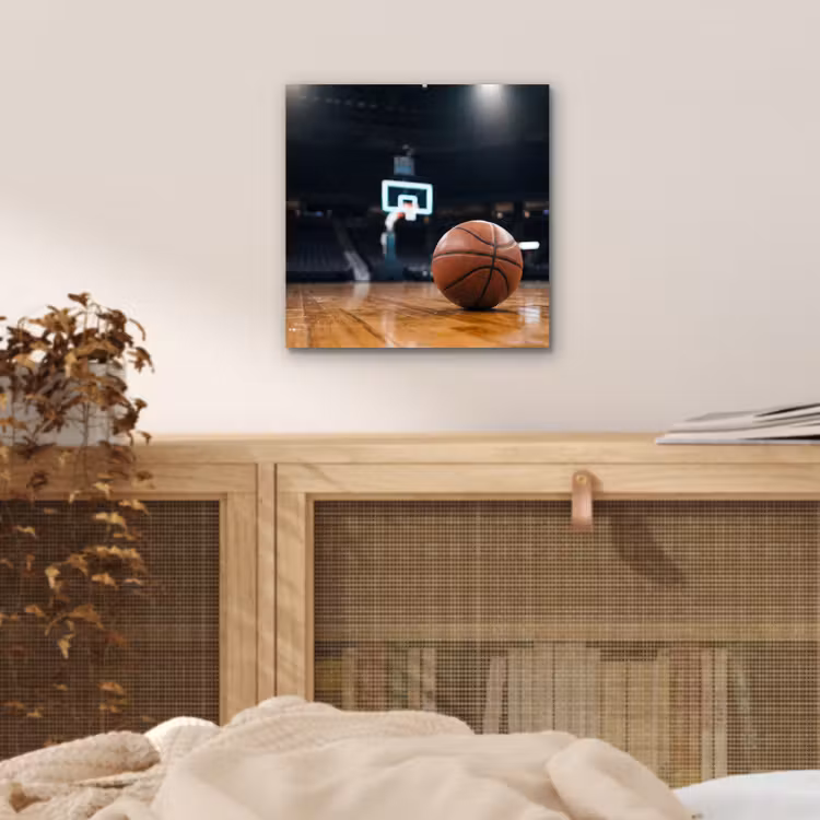Basketbal - Arena - Sport aluminium wit klein -sfeer3