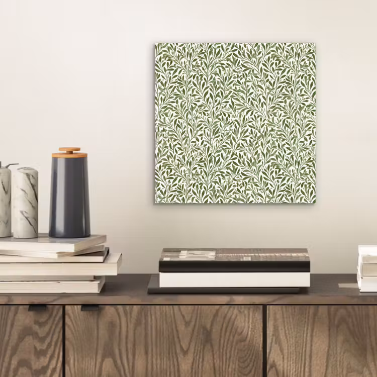Botanisch - Takken - Groen aluminium wit klein 46 -sfeer1
