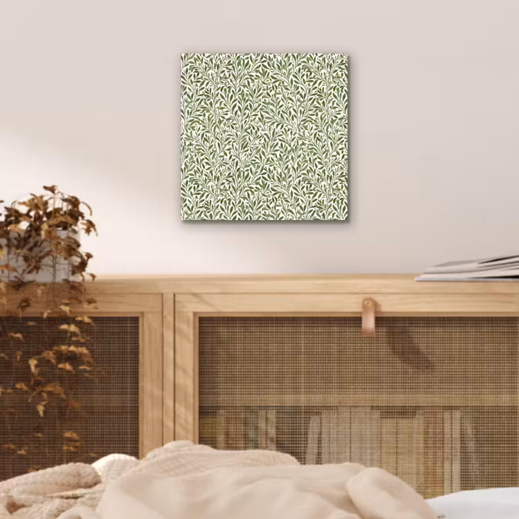 Botanisch - Takken - Groen aluminium wit klein 46 -sfeer3