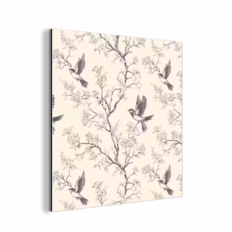 Takken - Vogels - Beige aluminium wit klein 46 -3d