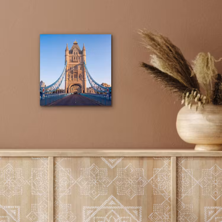 Brug - Toren - Architectuur - Klassiek - Blauw aluminium wit klein -sfeer4