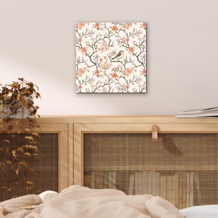 Kersenbloesem - Mus - Roze aluminium wit klein 46 -sfeer3