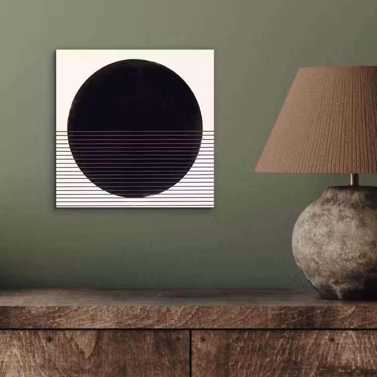 aluminium wall art - Circle - Lines - Abstract - Cirkel - Lijnen - Abstract aluminium wit klein