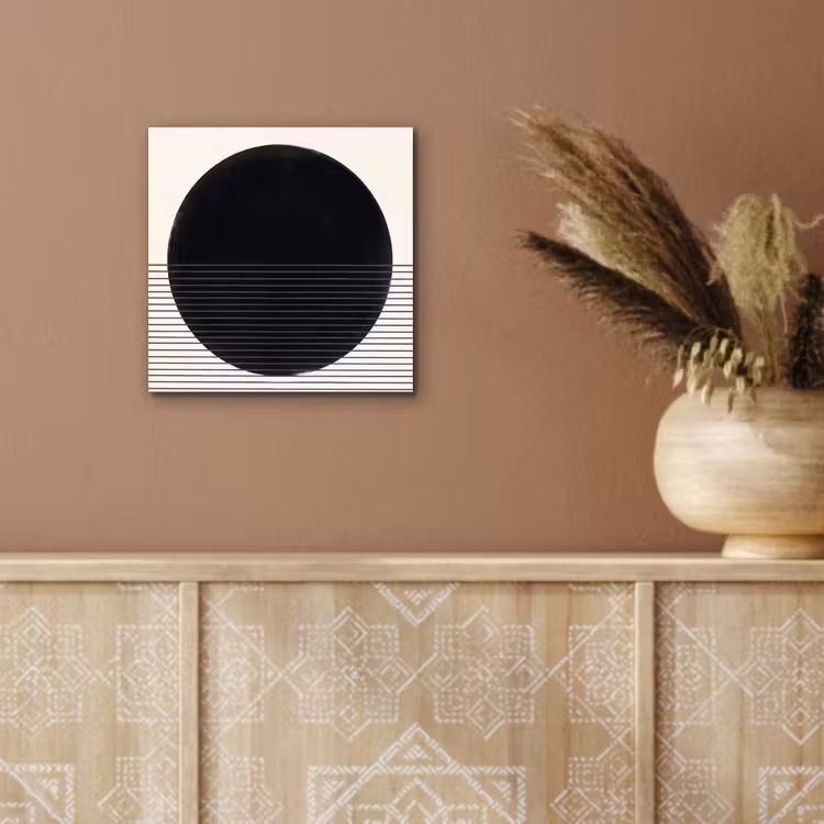 aluminium wall art - Circle - Lines - Abstract - Cirkel - Lijnen - Abstract aluminium wit klein
