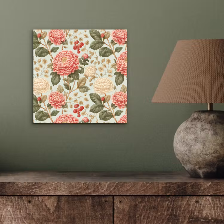Klassiek - Botanisch - Veelkleurig aluminium wit klein 46 -sfeer2