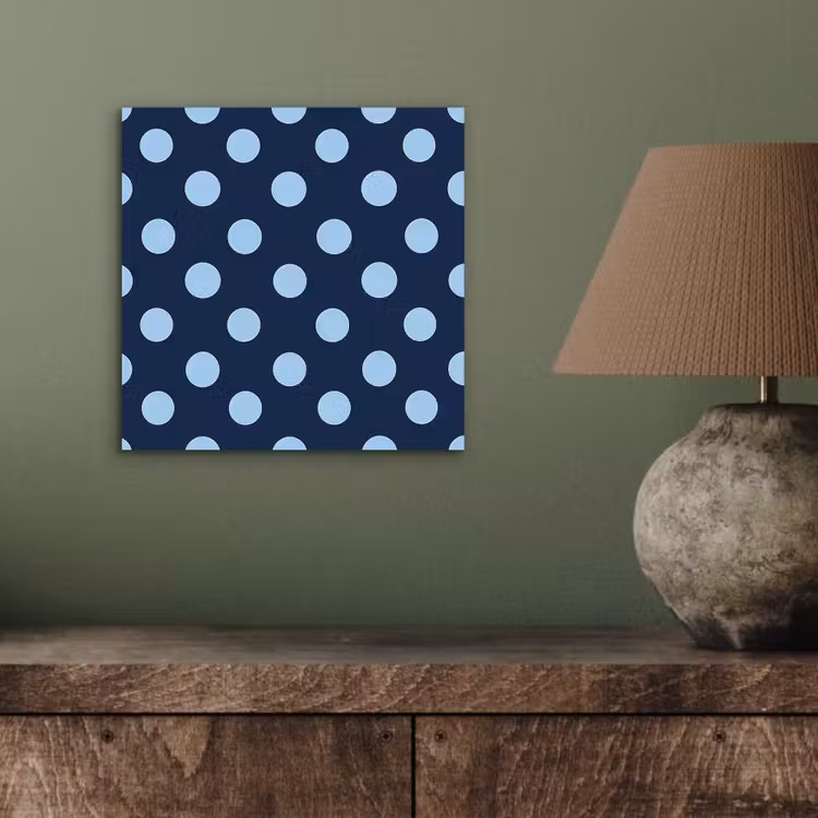 Klassiek - Dots - Blauw aluminium wit klein 46 -sfeer2