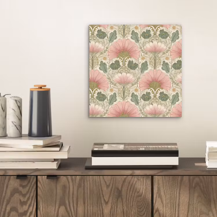 Klassiek - Patroon - Roze aluminium wit klein 46 -sfeer1