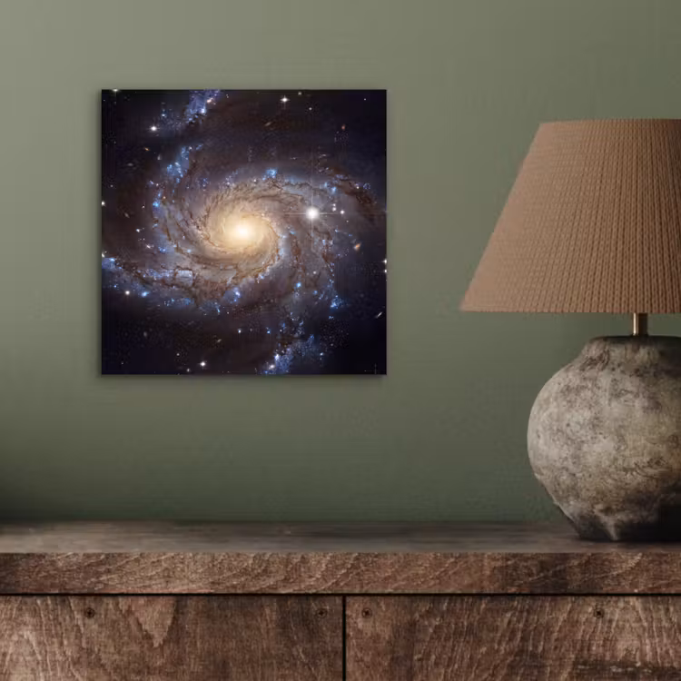 Kosmos - Sterrenstelsel - Donker aluminium wit klein -sfeer2