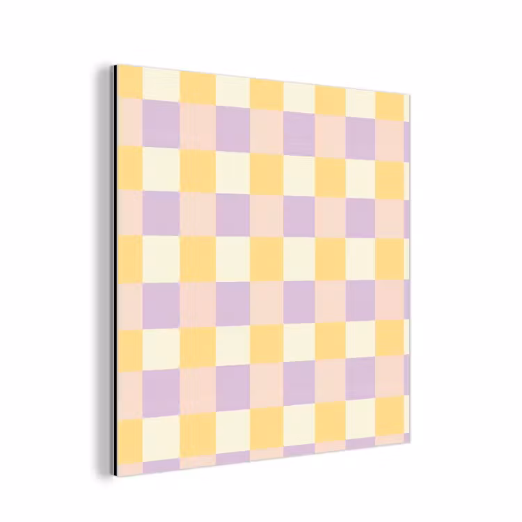 Blokjes - Lila - Geel aluminium wit klein 46 -3d
