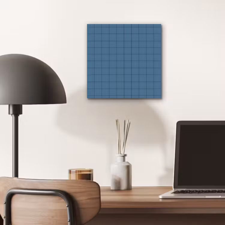 Ruiten - Geometrisch - Blauw aluminium wit klein 46 -sfeer5