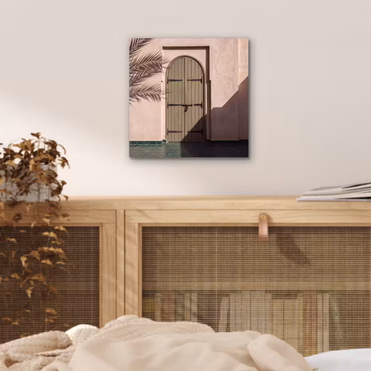 Deur - Hout - Architectuur - Groen - Rustiek aluminium wit klein -sfeer3