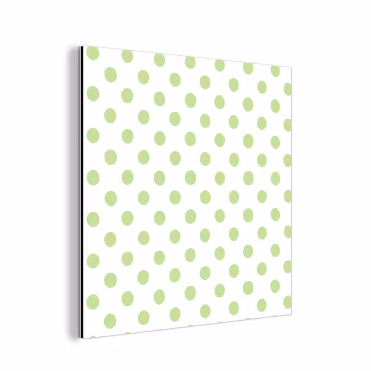 Dots - Klassiek - Groen aluminium wit klein 46 -3d