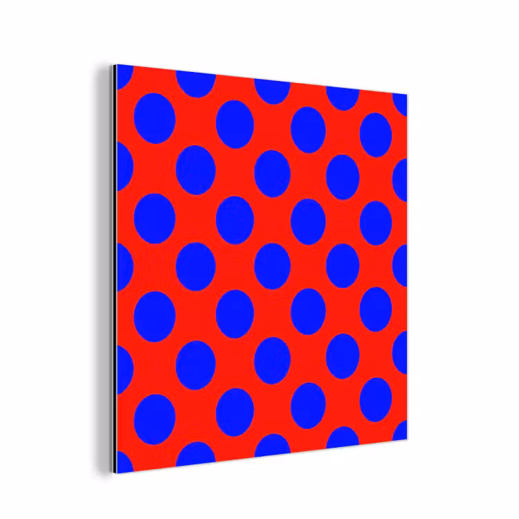 Dots - Klassiek - Rood aluminium wit klein 46 -3d