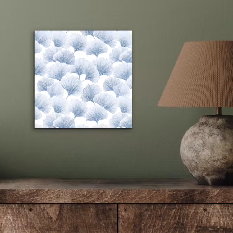 Waaier - Modern - Blauw aluminium wit klein 46 -sfeer2