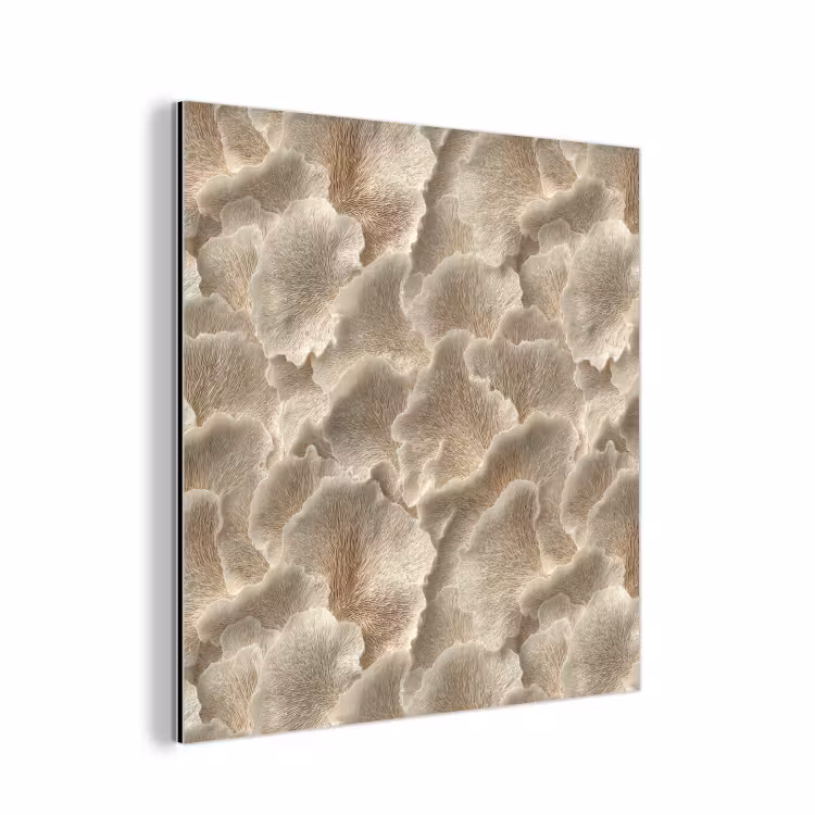 Waaierstructuren - Beige - Vezeltextuur aluminium wit klein 46 -3d