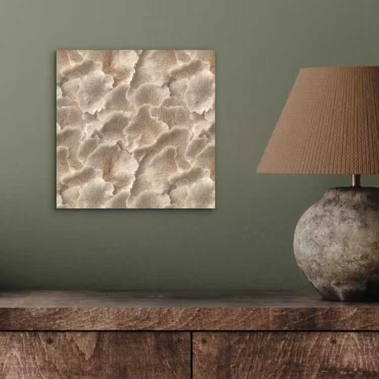 Waaierstructuren - Beige - Vezeltextuur aluminium wit klein 46 -sfeer2