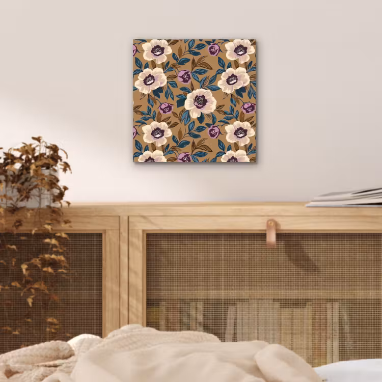 Floraal - Stilleven - Kleurrijk aluminium wit klein 46 -sfeer3