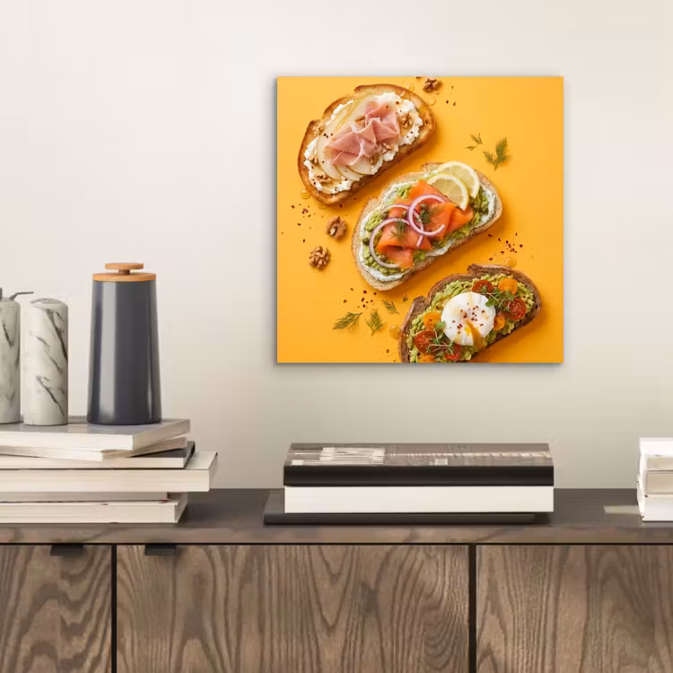 Eten - Brood - Ontbijt - Modern - Kleurrijk aluminium wit klein -sfeer1