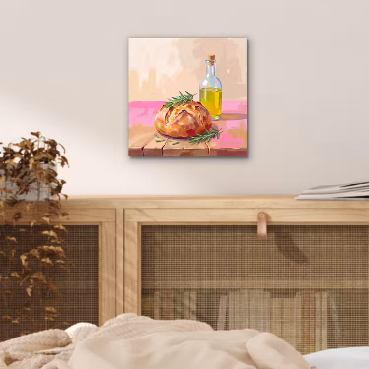 Eten - Brood - Olijfolie - Abstract - Keuken aluminium wit klein -sfeer3