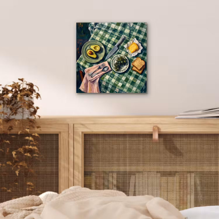 Eten - Ontbijt - Tafel - Modern - Groen aluminium wit klein -sfeer3