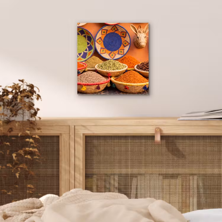 aluminium wall art - Food - Colorful - Culture - Eten - Kleurrijk - Cultuur aluminium wit klein