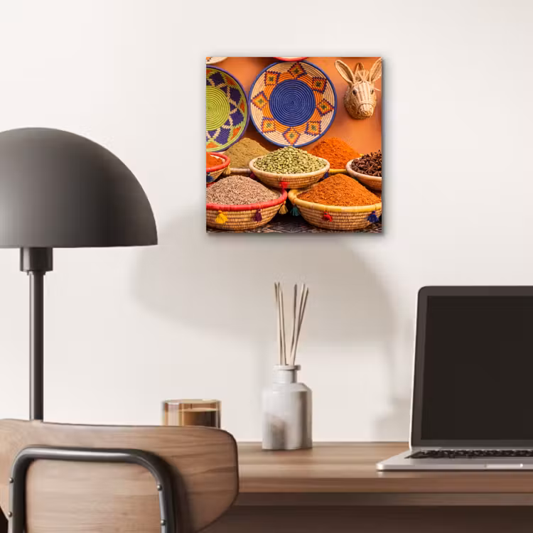 aluminium wall art - Food - Colorful - Culture - Eten - Kleurrijk - Cultuur aluminium wit klein