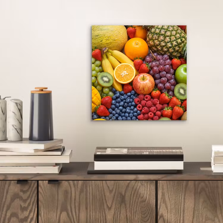 Eten - Fruit - Vers - Kleurrijk - Voeding aluminium wit klein -sfeer1