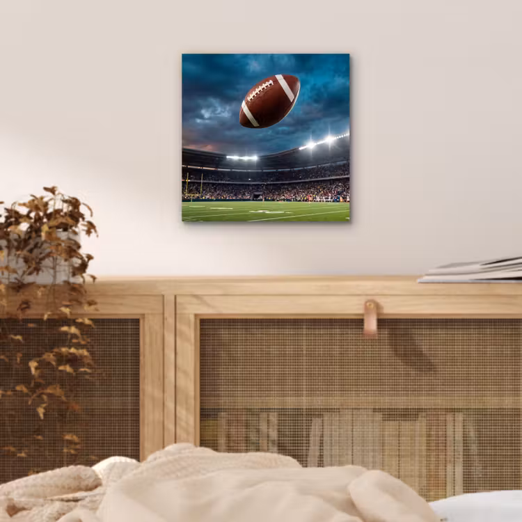 Football - Bal - Stadion - Sport aluminium wit klein -sfeer3