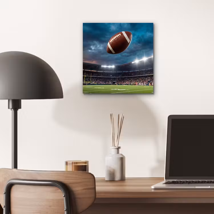 Football - Bal - Stadion - Sport aluminium wit klein -sfeer5