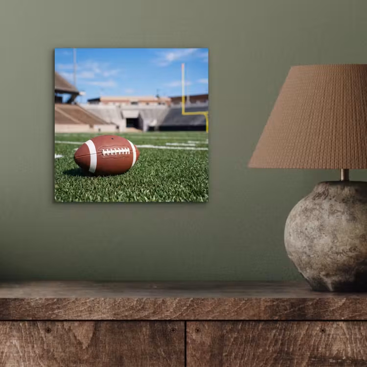 Football - Veld - Stadion - Sport aluminium wit klein -sfeer2