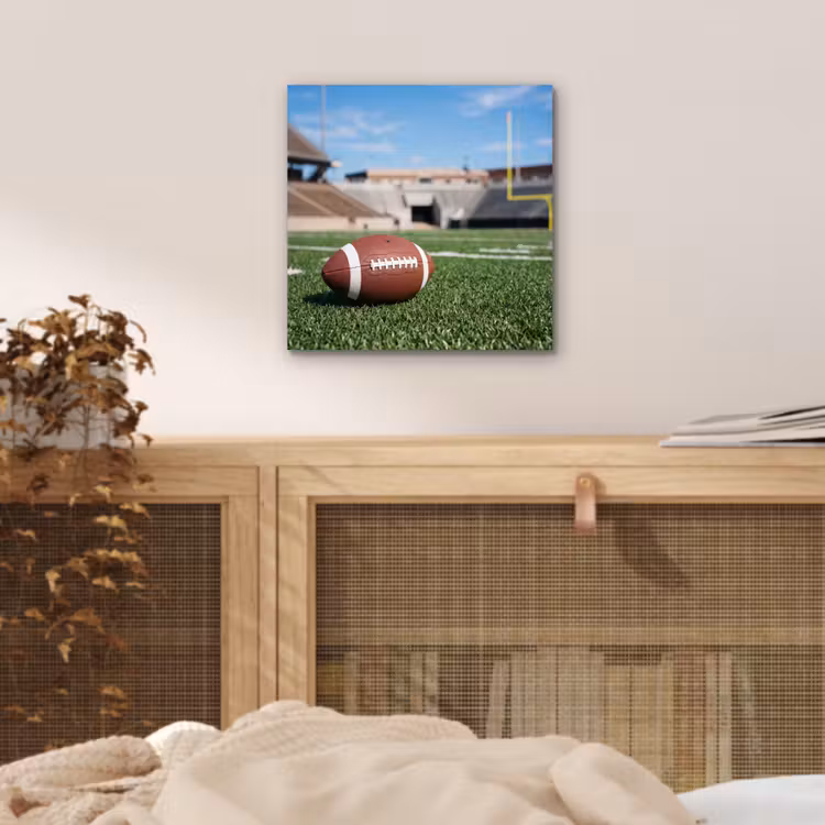 Football - Veld - Stadion - Sport aluminium wit klein -sfeer3