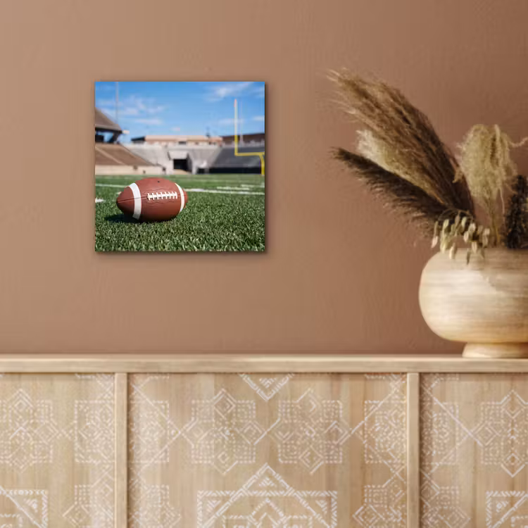 Football - Veld - Stadion - Sport aluminium wit klein -sfeer4