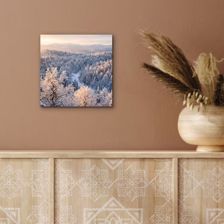 Bos - Bergen - Goud - Winter - Warm aluminium wit klein -sfeer4