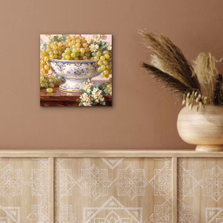 aluminium wall art - Fruit - Still Life - Classical - Fruit - Stilleven - Klassiek aluminium wit klein